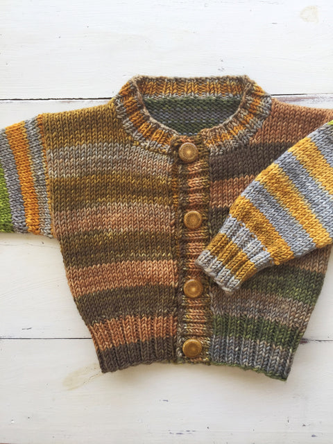 Baby and Child Uneek Worsted Sweater and Hat Kit
