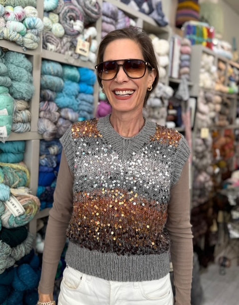 The Nancy Sequin Pullover Vest Kit