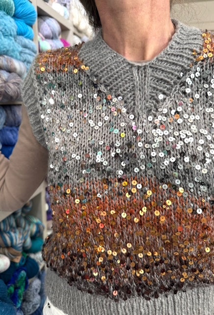 The Nancy Sequin Pullover Vest Kit