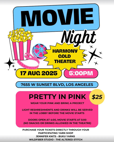 Movie Night!  August 17th 5 pm to 7 pm