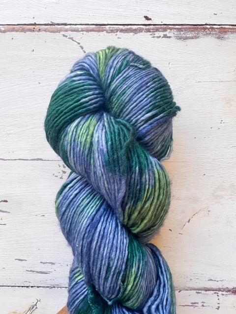 The Suave Cable Sweater Kit (made with Araucania Suave doubled)