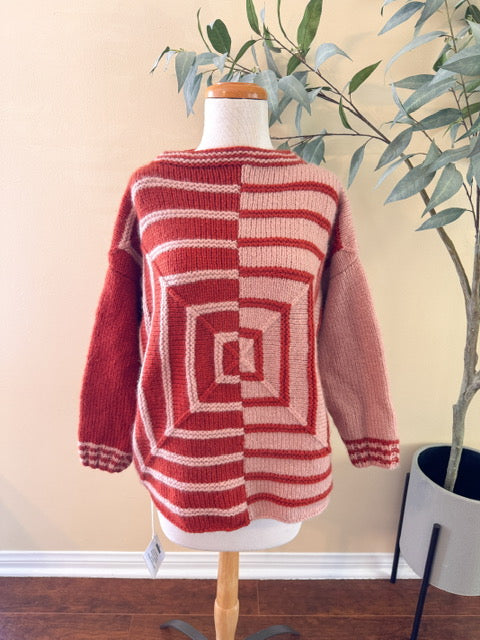 Trendsetter Soffio 2-Color Flipped Box Pullover Sweater Kit