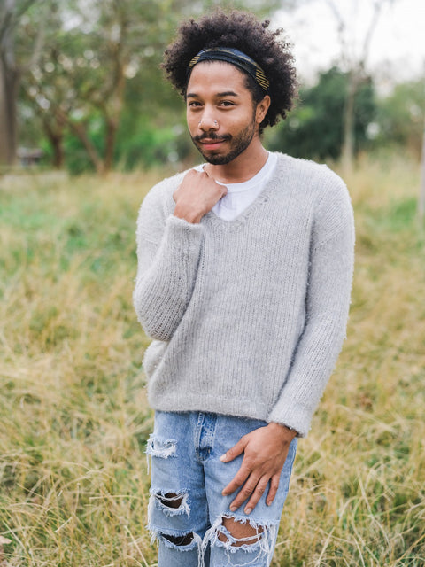 Lang Cashmere Light V Neck Pullover Kit