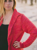 Timeless Ribbed Cardigan with Cable Cuff Pattern