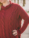 Nikki's Double Moss Cable Pullover Pattern