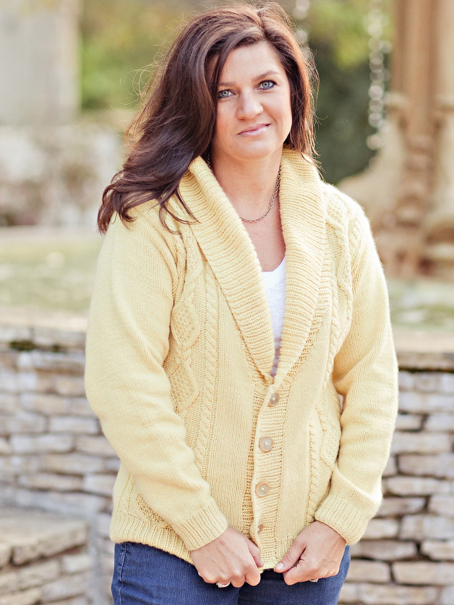 Ron's Cable Shawl Collar Cardigan Pattern– Jennifer Knits