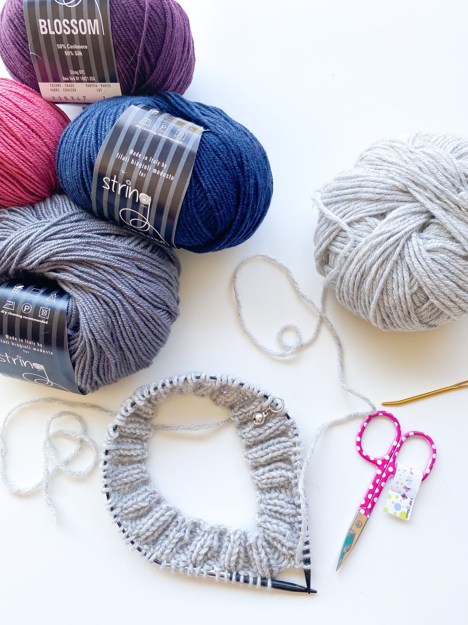 About Strings Yarn - Merino Wool Cotton Yarn