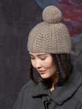 Lace and Cable Cashmere Light Hat Kit